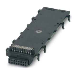 HBUS 107,6-16P-1S BK P1 - DIN rail bus connectors