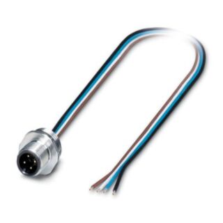 SACC-E-M12MS-4CON-PG 9/0,5 VA - Device connector front mounting