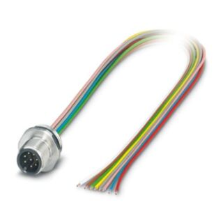 SACC-E-M12MS-8CON-M16/0,5 VA - Device connector front mounting