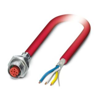 SACCBP-M12FS-4CON-M16/2,0-990 - Device connector, rear mounting