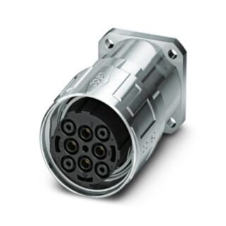 SM-5ES1N8AY000S - Device connector, front mounting with knurled nut