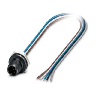 SACC-E-M12MS-5CON-M16/0,5 P - Device connector front mounting