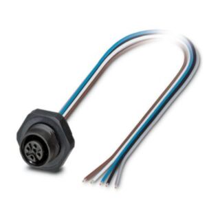 SACC-DSI-M12FS-5CON-PG9/0,5 P - Device connector rear mounting