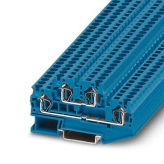 STTB 4 BU - Double-level spring-cage terminal block