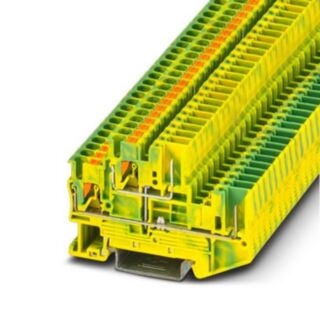 PTTB 2,5/2P-PE - Protective conductor double-level terminal block