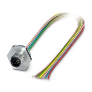 SACC-E-M12MS-8CON-M20/0,5 VA - Device connector front mounting