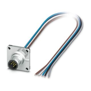 SACC-SQ-M12MSB-5CON-25F/0,5 - Device connector front mounting