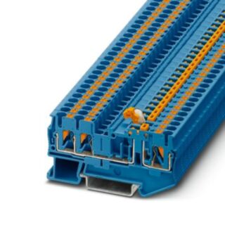 PT 2,5-TWIN-MT BU - Knife-disconnect terminal block