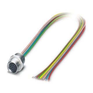 SACC-E-M8FS-8CON-M10/0,5 - Device connector front mounting