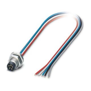 SACC-E-M8MS-5CON-M10/0,5 DN - Device connector front mounting