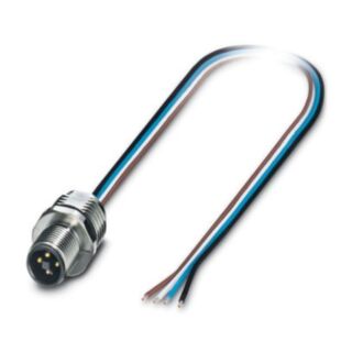 SACC-E-M12MST-4CON-M16/0,5 - Device connector front mounting