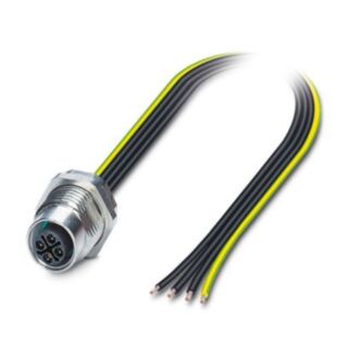 SACC-DSI-M12FSS-4CON-M16/0,5PE - Device connector rear mounting