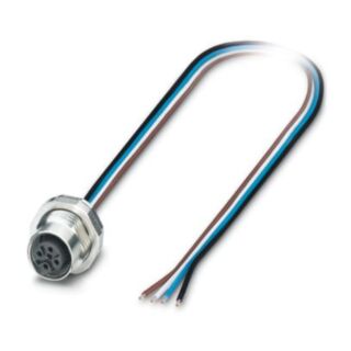 SACC-DSI-M12FS-4CON-PG9/0,5 VA - Device connector rear mounting