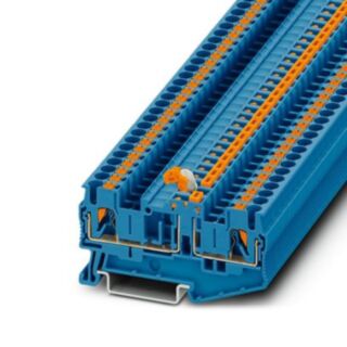 PT 2,5-MTB BU - Knife-disconnect terminal block