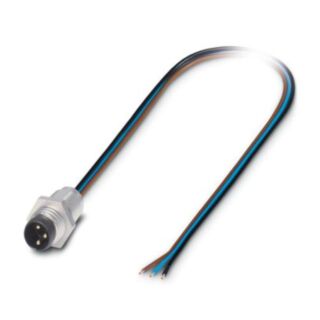SACC-E-M 8MS-3CON-M8/0,5 - Device connector front mounting