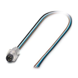 SACC-E-M 8MS-4CON-M8/0,5 - Device connector front mounting