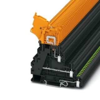 UT 4-PE/L/HEDI - Lever-type disconnect terminal block