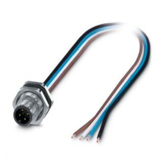 SACC-DSI-M12MS-4P-M16XL/0,5 - Device connector rear mounting