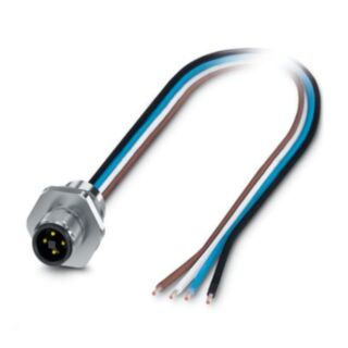 SACC-E-M12MST-4P-M16XL/0,5 - Device connector front mounting