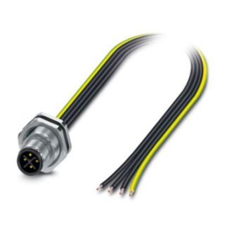 SACC-DSI-M12MSS-4P-M16XL/0,5PE - Device connector rear mounting