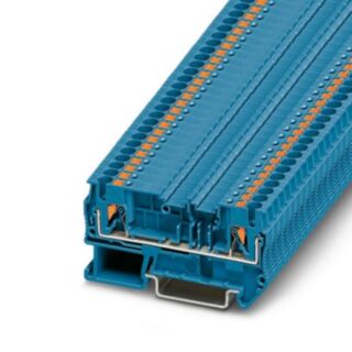PTC 2,5-TWIN-MTD BU - Feed-through terminal block