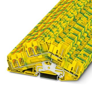 PTTBS 2,5-TWIN/2P-PE - Protective conductor double-level terminal block