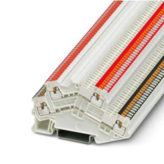 PTTBS 1,5/S WH/U-BK/O-RD - Double-level terminal block