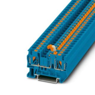 PT 4-MT BU - Knife-disconnect terminal block
