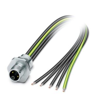 SACC-E-M12MSK4PE-M16XL/0,2-1,5 - Device connector front mounting