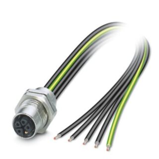 SACC-DSI-M12FSK4PE-M16/0,2-1,5 - Device connector rear mounting