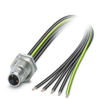 SACC-DSI-M12MSK4PE-M16/0,2-1,5 - Device connector rear mounting