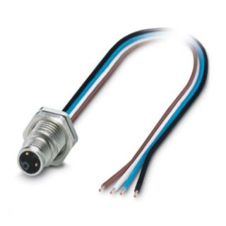 SACC-DSI-M12MSL-4CON-M16XL/0,2 - Device connector rear mounting