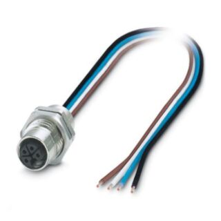 SACC-DSI-M12FSL-4CON-M16XL/0,2 - Device connector rear mounting