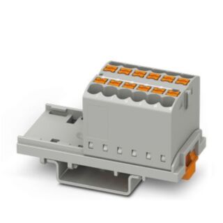 PTFIX 12X2,5-NS35 GY - Distribution block