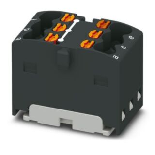 PTFIX 6X1,5-G BK - Distribution block
