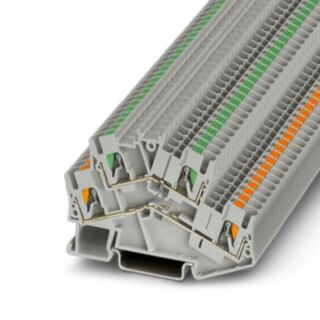 PTTBS 2,5/U-OG/O-GN - Double-level terminal block