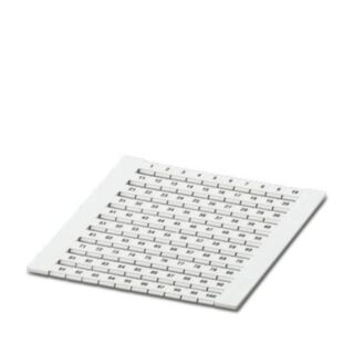 ZBFM 6/WH,LGS:1-100 - Zack marker strip