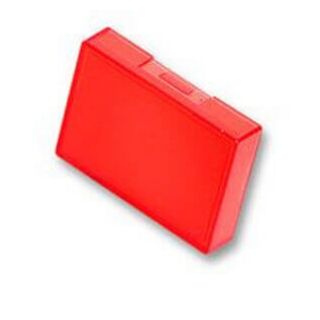 Pushbutton, illuminated, rectangular, IP65, red
