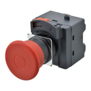 687825-Emergency stop switch, Push-In, non-illuminated, 40 mm dia, pus