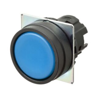 Piatto, momentaneo, blu opaco, ghiera plastica
