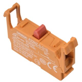 Accesorio Pulsatería A22NZ Bloque Contactos SPST-NC (naranja)