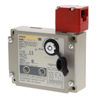 134710-Safety door-lock switch, mechanical lock, 24 VDC, 2 NC/1 NO+1 N