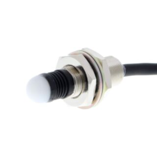 133715-Tactile Limit switch, M10 body, hemispheric actuator, 3 m prewi