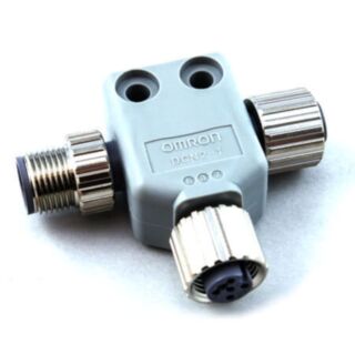 133605-DeviceNet IP67 T-branch connector (2x female, 1x male M12)