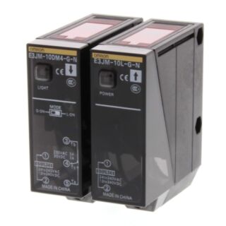 680474-Photoelectric sensor, square shape, through-beam, 10m, relay ou