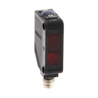323128-Photoelectric sensor, rectangular housing, red LED, background