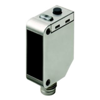 332044-Photoelectric sensor, rectangular housing, stainless steel, red