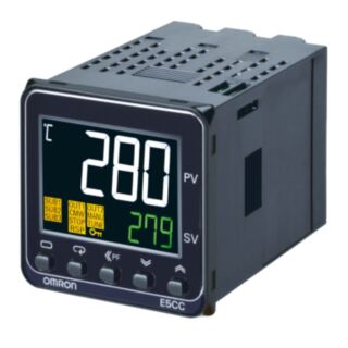 669534-Temperature controller, 1/16DIN (48 x 48mm), 1 x relay output,