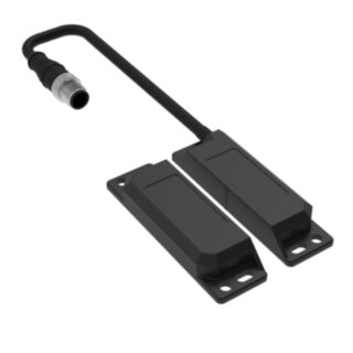 231375-Non-contact door switch, coded, elongated sensor, plastic, 2 NC