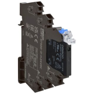 708571-Slimline SSR 6 mm, incl. socket, DC output MOSFET, 3 A, Screw t